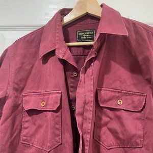 Indigofera Alamo Shirt, Cotton Twill, Tiger Heron - Size Medium - $70